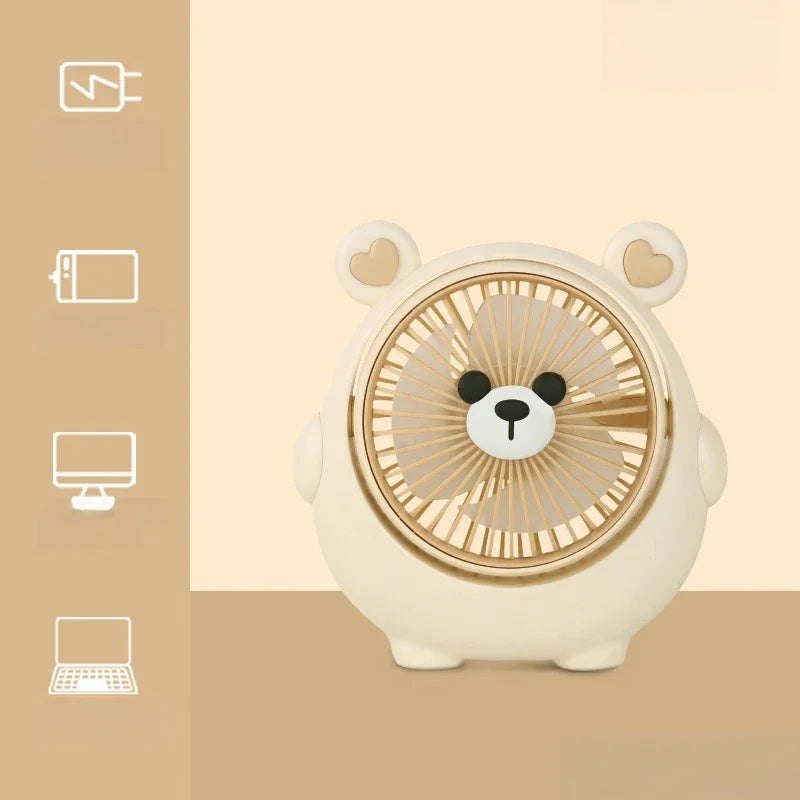 USB Student Dormitory Office Outdoor Fan Desktop Strong Wind Portable Camping Small Fan Multifunctional Desktop Fan
