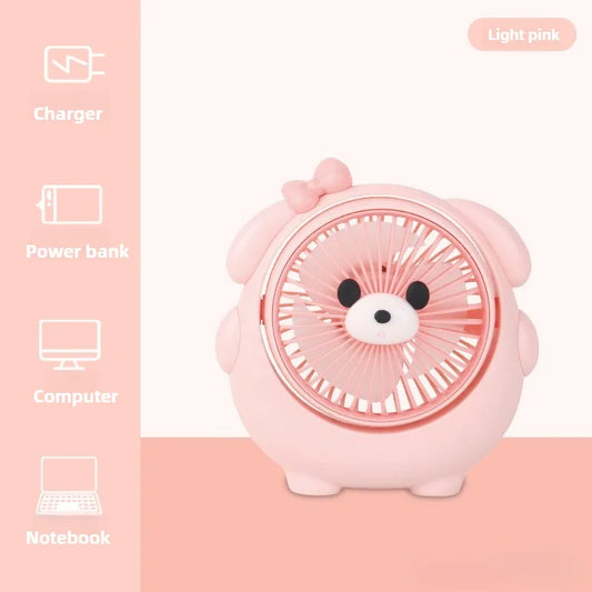 USB Student Dormitory Office Outdoor Fan Desktop Strong Wind Portable Camping Small Fan Multifunctional Desktop Fan