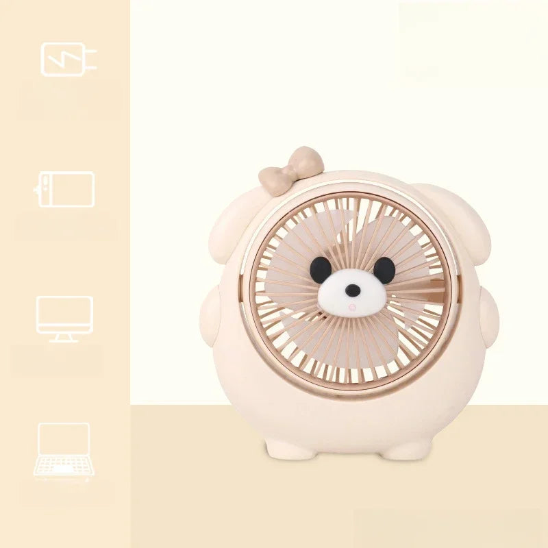 USB Student Dormitory Office Outdoor Fan Desktop Strong Wind Portable Camping Small Fan Multifunctional Desktop Fan